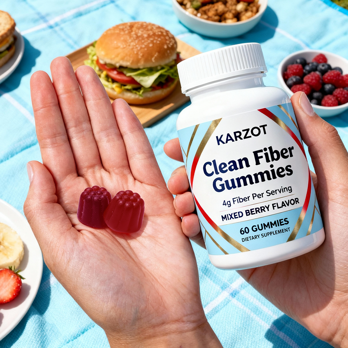 Karzot Clean Fiber Gummies